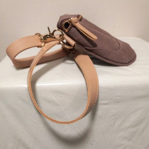 NWOT Birdling Adjustable Buckle Strap Classic Lined Crossbody Bag Brown Unisex - Picture 6 of 9